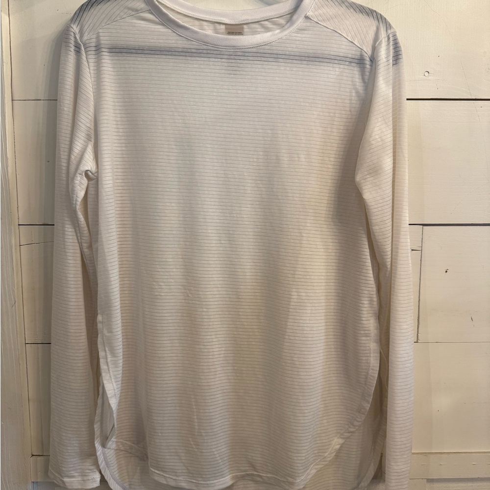 Mono B White Long Sleeve Top